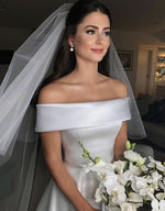 Load image into Gallery viewer, Elegant-Satin-Wedding-Dresses-Princess-Style-Bridal-Gowns
