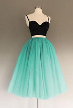 Load image into Gallery viewer, A Line Two Piece Homecoming Dresses Short Tulle Prom Gowns
