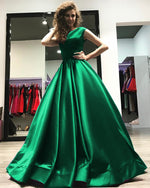 Cargar imagen en el visor de la galería, dark-green-prom-dresses
