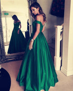 Cargar imagen en el visor de la galería, Emerald-Green-Prom-Dresses

