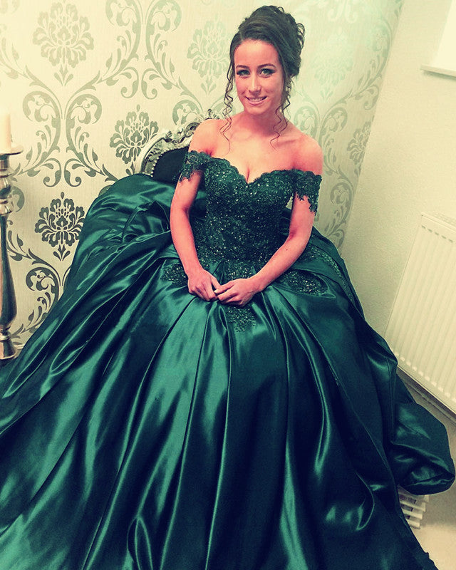 Dark-Green-Quinceanera-Dresses