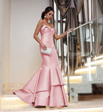 Afbeelding in Gallery-weergave laden, Light-Pink-Prom-Dresses-Mermaid-Evening-Gowns-Sleeveless
