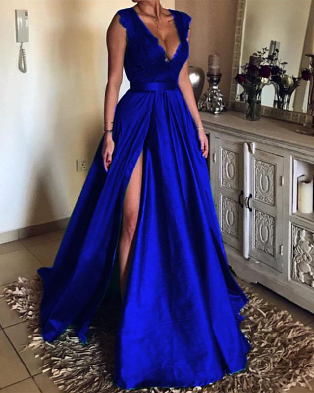 Prom-Dresses-Long-Satin-Royal-Blue-Evening-Gowns