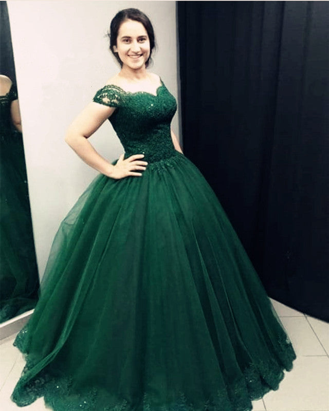 Quinceanera-Dresses-Green