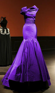 Unique Taffeta Mermaid Prom Evening Dresses 2017 Women's Couture Fashion