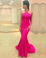 Load image into Gallery viewer, Sexy Halter Top Long Corset Mermaid Prom Dresses 2018 Formal Gowns
