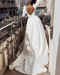 Sexy Backless Wedding Dress 2020