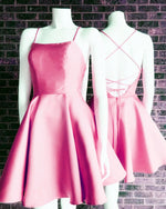 Load image into Gallery viewer, Pink Homecoming Dresses 2019

