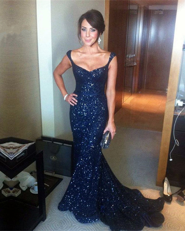 Navy-Blue-Sequin-Dresses