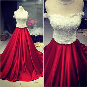 Maroon-Ball-Gowns-Dresses
