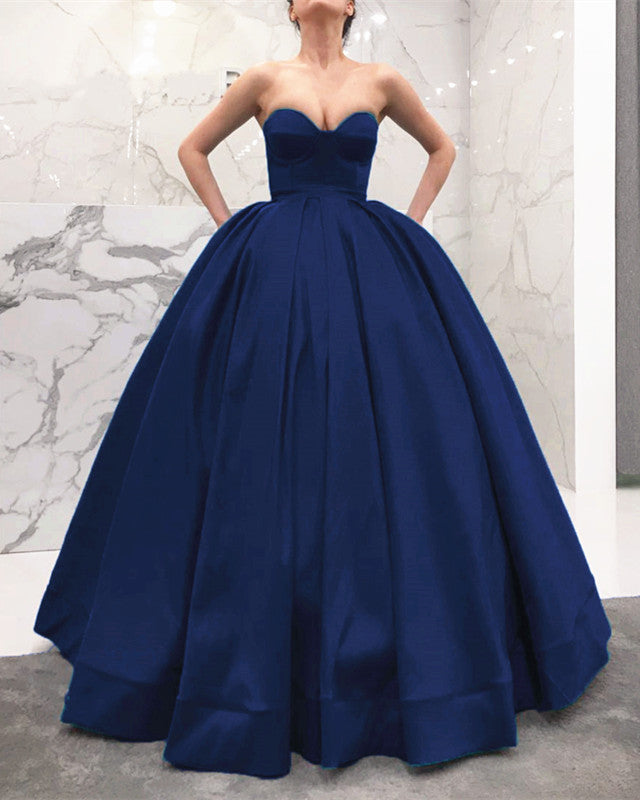 Navy-Blue-Wedding-Gown