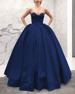 Afbeelding in Gallery-weergave laden, Navy-Blue-Wedding-Dress
