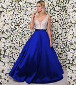 Load image into Gallery viewer, Royal-Blue-Formal-Dress

