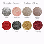 Load image into Gallery viewer, Off The Shoulder Sequin Bridesmaid Dresses Long Mermaid Formal Gowns

