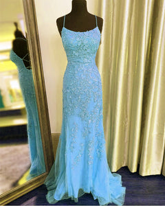 Light Blue Mermaid Dresses