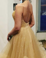 Afbeelding in Gallery-weergave laden, Open Back Ball Gown
