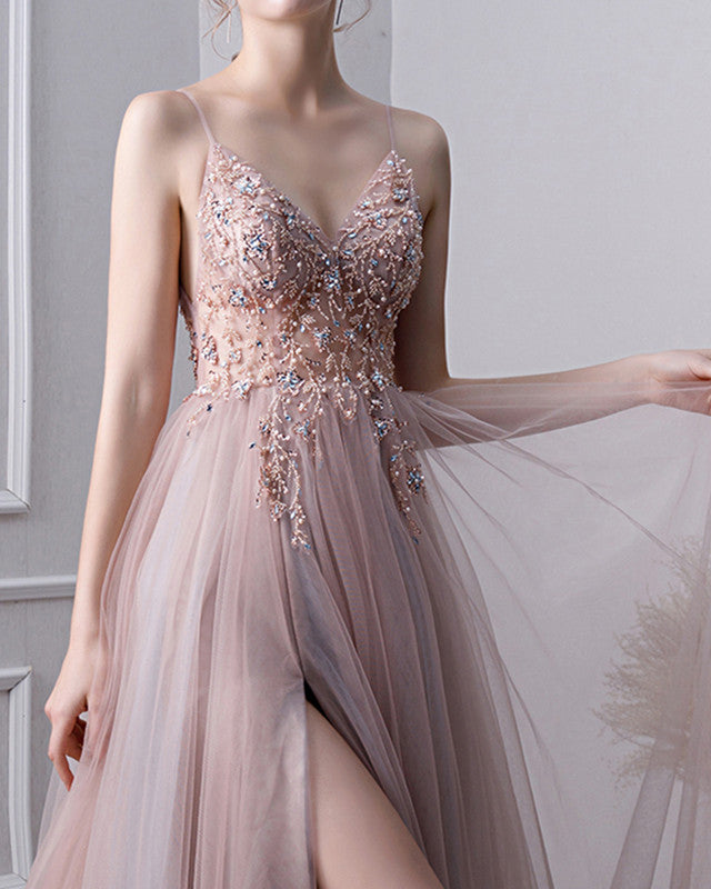 Beaded Prom Dress