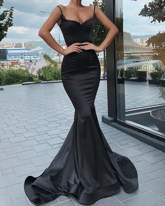 Black Mermaid Prom Dresses 2020