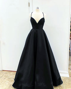 Satin Empire Prom Dresses Lace Up Back