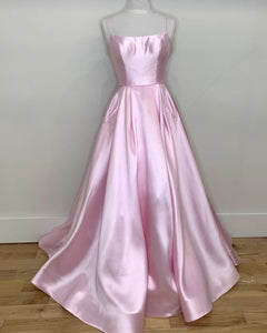 Pink Prom Dresses With Pockets