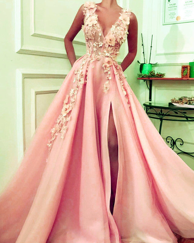 Blush Pink Prom Dresses 2020