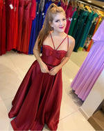 Afbeelding in Gallery-weergave laden, Maroon Prom Dresses 2020
