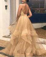 Afbeelding in Gallery-weergave laden, Champagne Prom Dresses 2020
