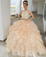 Load image into Gallery viewer, Two Piece Quinceanera Dresses 2020
