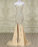 Cargar imagen en el visor de la galería, Champagne Mermaid Prom Dresses 2020
