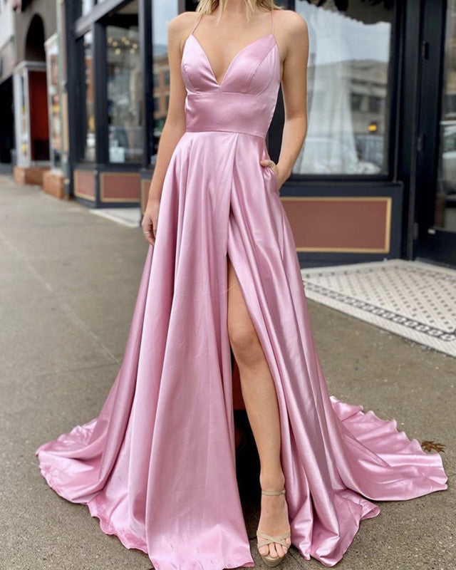 Rose Pink Prom Dresses 2020