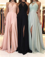 Cargar imagen en el visor de la galería, Halter-Prom-Dress
