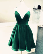 Afbeelding in Gallery-weergave laden, Green Prom Short Dresses

