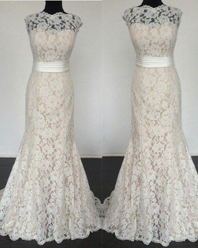 Lace Mermaid Wedding Dresses 2020