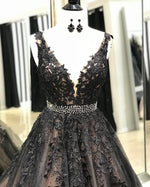 Load image into Gallery viewer, Black-Ball-Gowns

