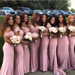 Cargar imagen en el visor de la galería, Bridesmaid-Dresses-Blush
