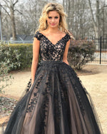 Load image into Gallery viewer, Black-Wedding-Dresses
