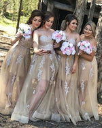 Load image into Gallery viewer, Bridesmaid-Dresses-Champagne
