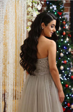 Load image into Gallery viewer, Gray-Dress-Bridesmaid
