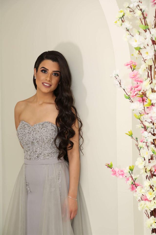 Gray-Dress-Evening