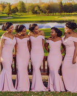 Cargar imagen en el visor de la galería, Bridesmaid-Dresses-Off-Shoulder
