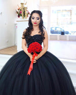 Load image into Gallery viewer, Quinceanera-Dresses-Black
