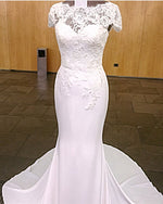 Load image into Gallery viewer, Lace-Appliques-Wedding-Dresses
