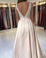Cargar imagen en el visor de la galería, Light-Pink-Prom-Dresses
