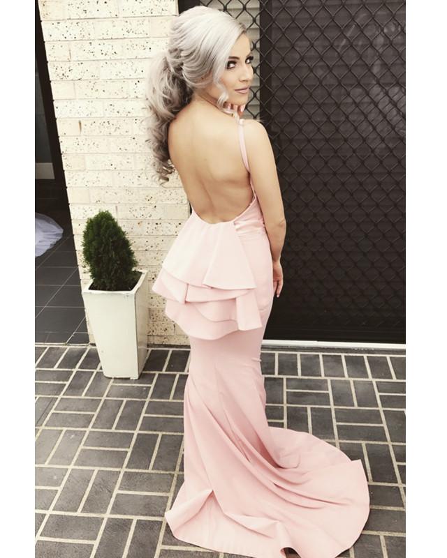 Mermaid Sweetheart Ruffles Back Bridesmaid Dresses