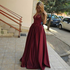 Burgundy-Bridesmaid-Gowns