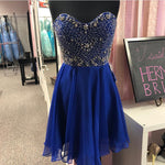 Load image into Gallery viewer, Royal-Blue-Homecoming-Dresses
