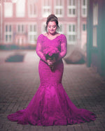 Load image into Gallery viewer, Plus-Size-Mermaid-Dresses
