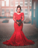 Cargar imagen en el visor de la galería, Plus-Size-Prom-Gowns
