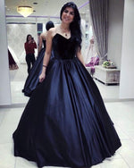 Load image into Gallery viewer, Navy-Blue-Wedding-Dresses-Ball-Gowns
