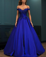 Afbeelding in Gallery-weergave laden, Royal Blue Ball Gown
